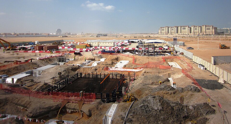 Masdar City Abu Dhabi bouw 2012